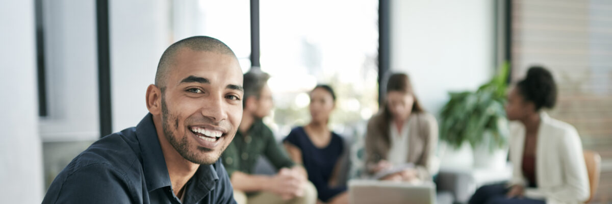 Group of Co-Workers in Discussion