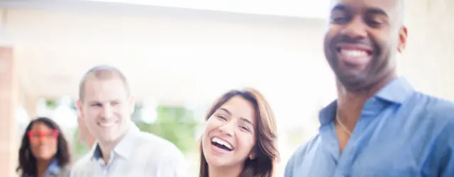 Group of People Laughing